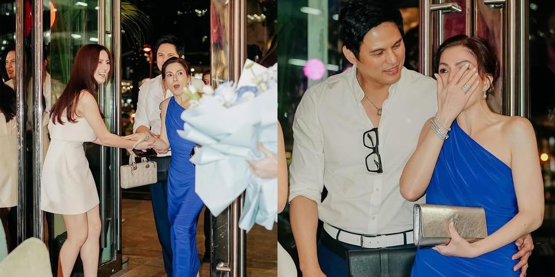 Zoren Legaspi surprises Carmina Villarroel with birthday party