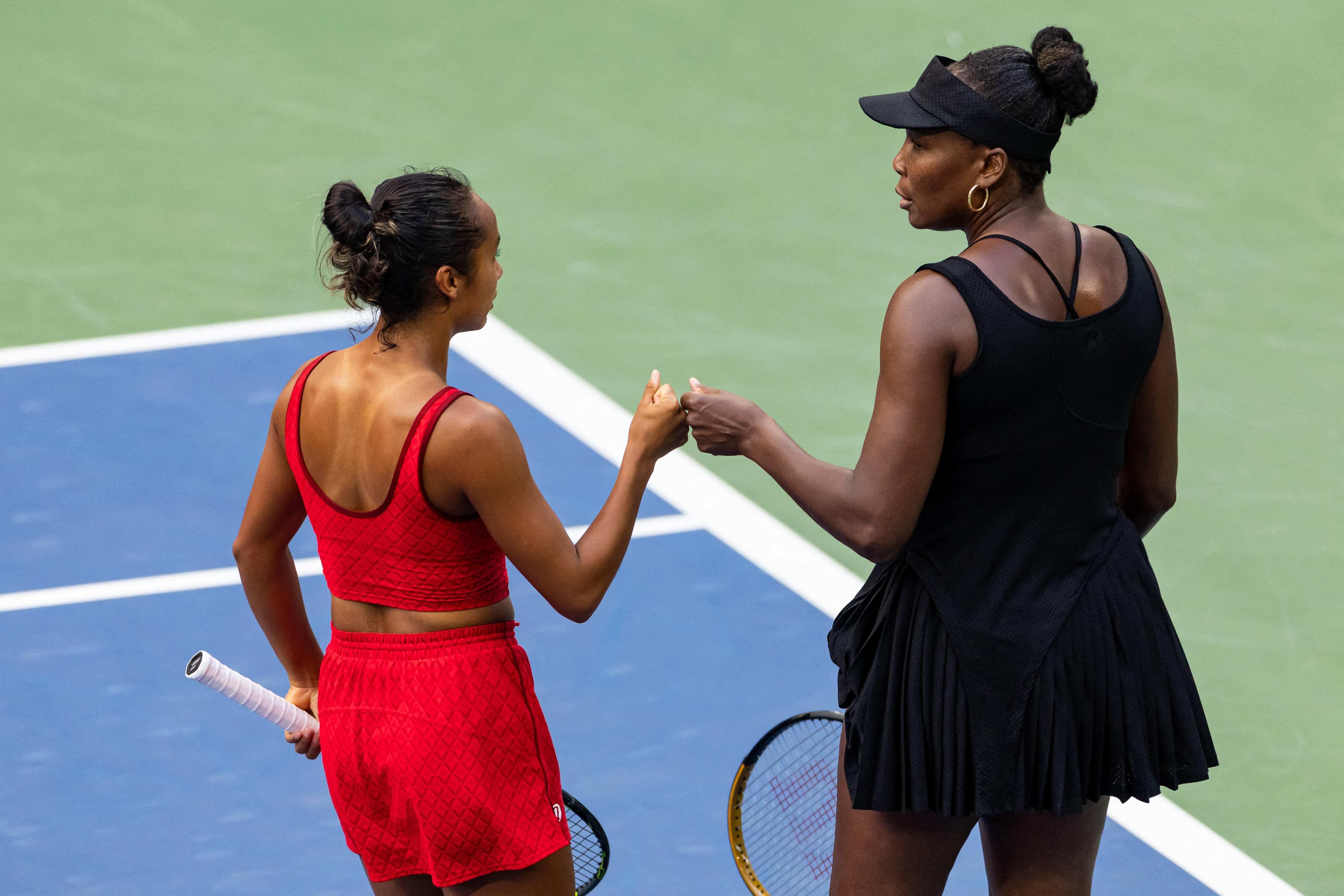 Top-seeded doubles duo ousts Venus Williams, Leylah Fernandez