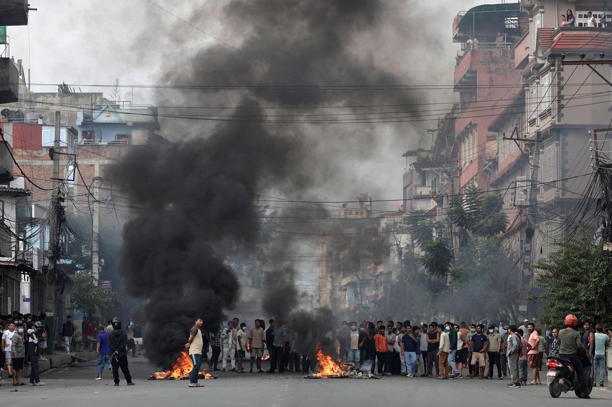 Anti-corruption protesters in Nepal defy curfew, government lifts social media ban