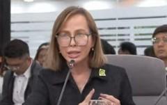 DPWH Usec. Maria Catalina Cabral at House hearing on flood control projects