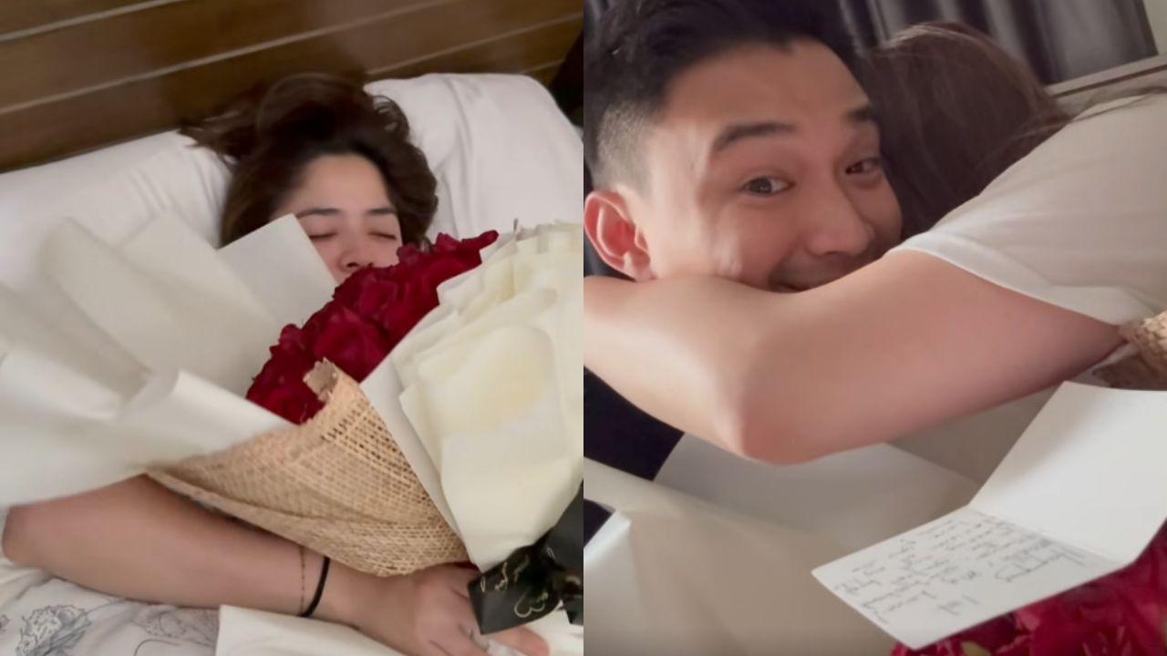 EA Guzman surprises Shaira Diaz with flowers a month after wedding