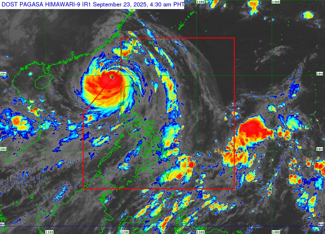 Super Typhoon Nando continues to weaken as it heads to exit the Philippine Area of Responsibility on Tuesday.
