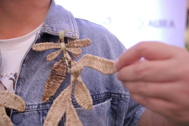 Heritage with a twist | ANP President Christina Gaston rocked a one-of-a-kind accent piece at the HIMBON media launchâcrafted from a Hacienda Crafts lamp. Proof that Negrense design knows how to turn heritage into style.