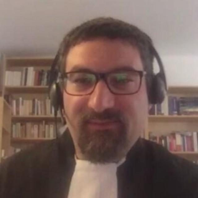 Dov Jacobs, associate defense counsel of former President Rodrigo Duterte. Courtesy: ICC-CPI