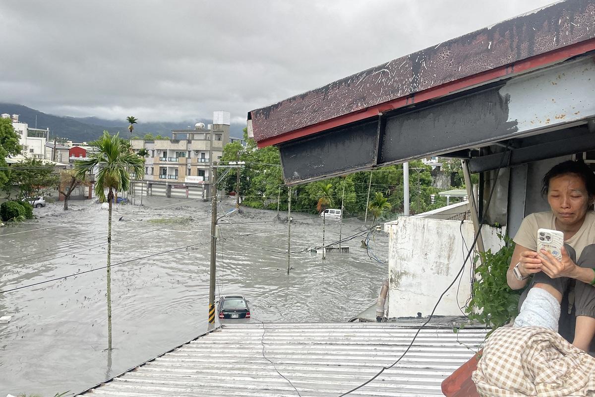 Taiwan says two dead, 30 missing in east of island after typhoon