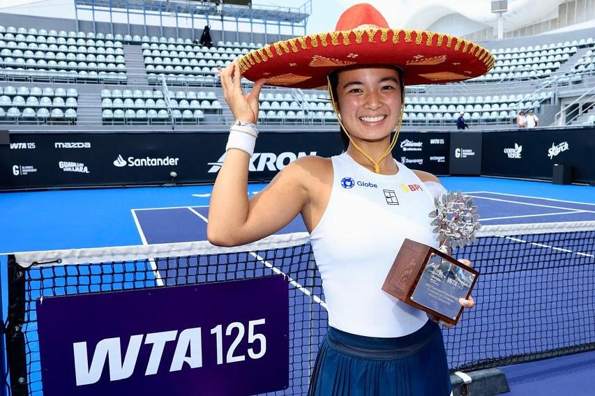 Alex Eala proudly shares Guadalajara 125 trophy ahead of Asian tournaments