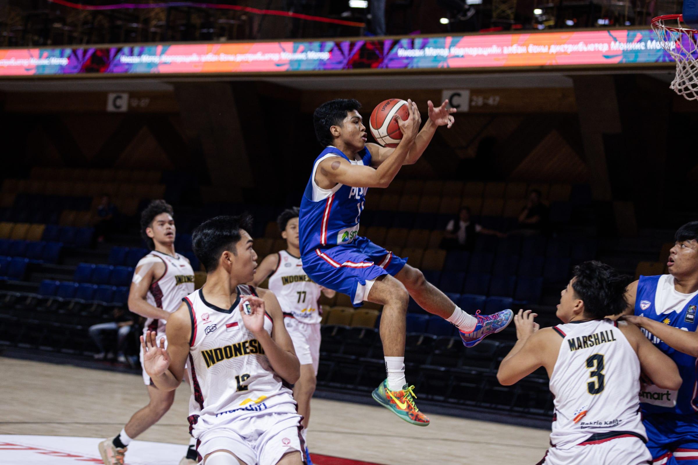 Gilas Pilipinas Youth narrowly escapes Indonesia to break through in FIBA U16 Asia Cup