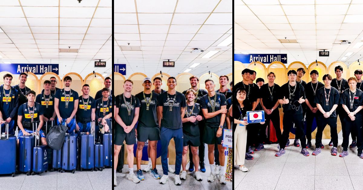 Powerhouse teams Italy, USA, Japan arrive in Manila for FIVB Men's World Championship