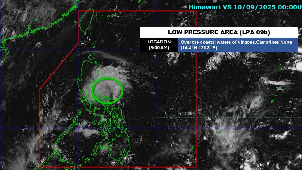 LPA in PAR 'unlikely' to become cyclone within 24 hours