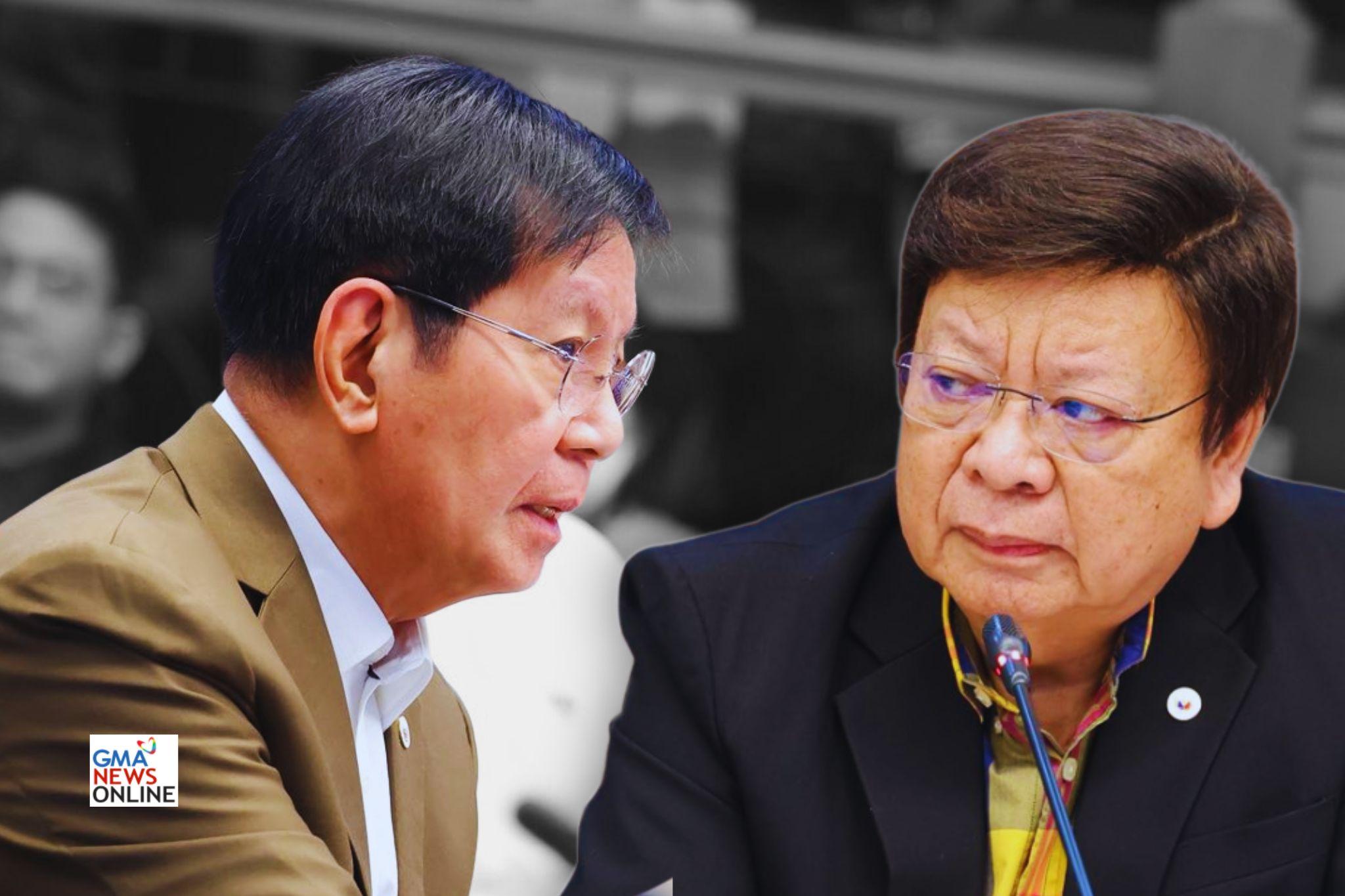 Tension sparks between Lacson, Marcoleta over state witnesses plea | GMA  News Online