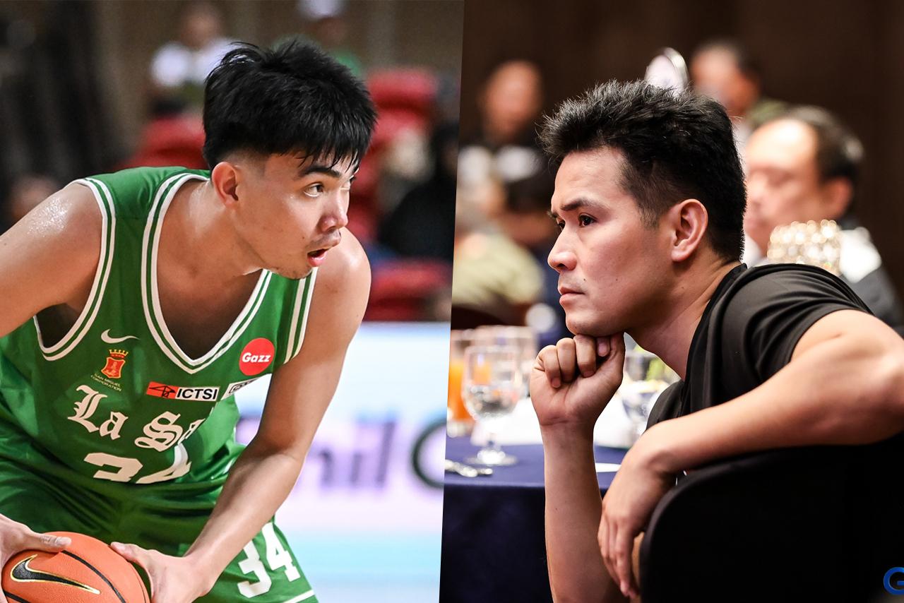 Lebron Jhames Daep and his juniors coach Joph Cleopas