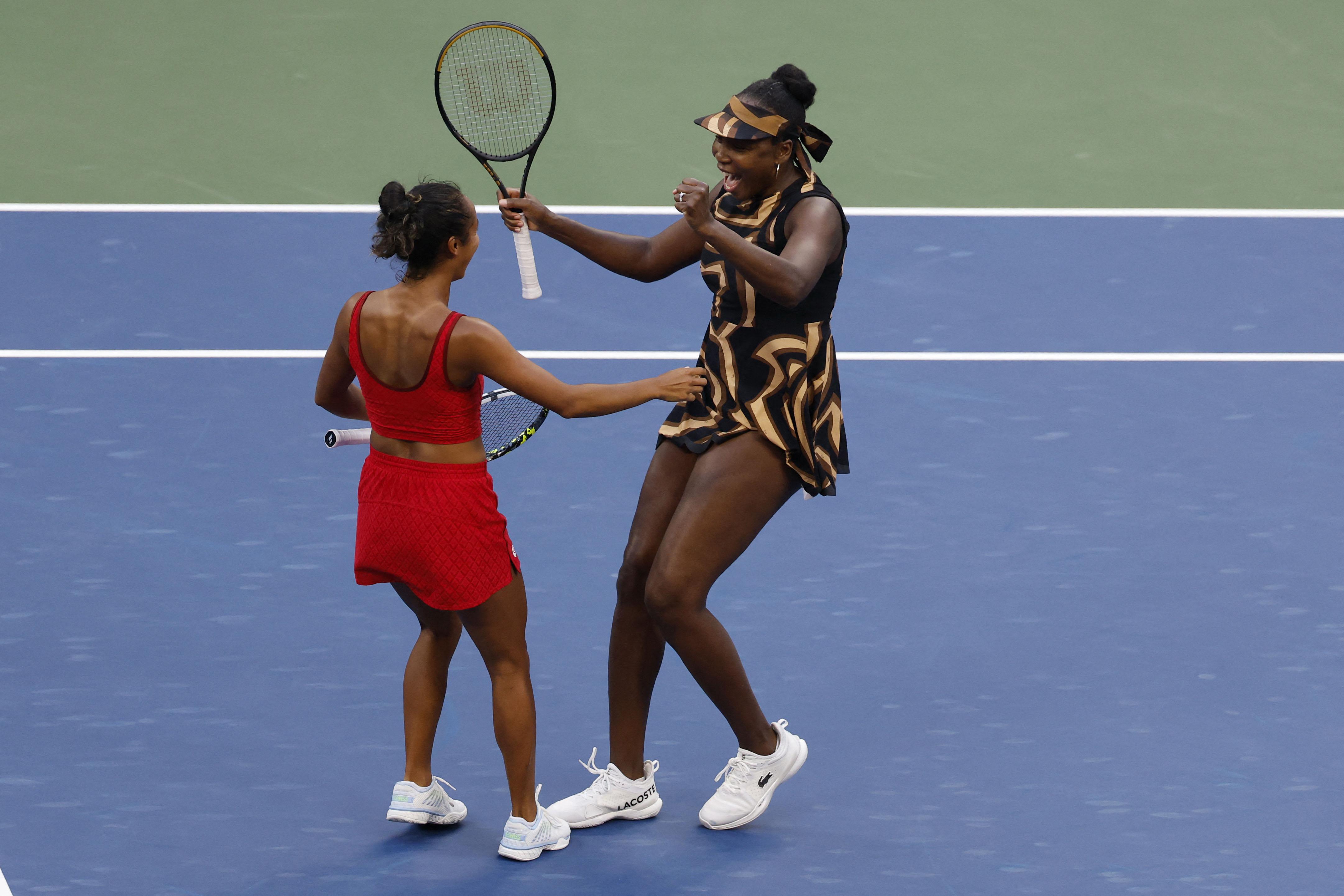 Venus Williams-Leylah Fernandez bound for US Open quarters