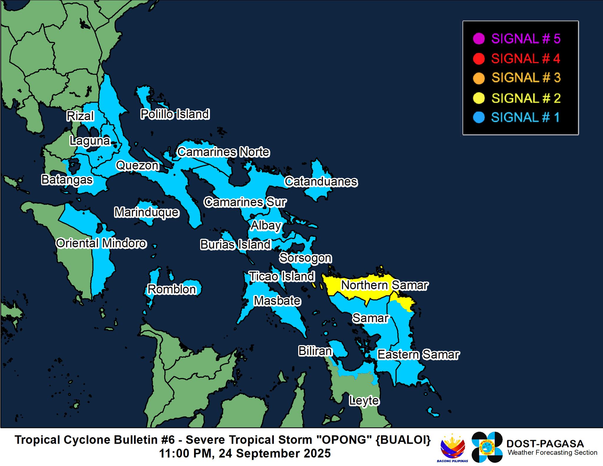 Severe Tropical Storm Opong PAGASA