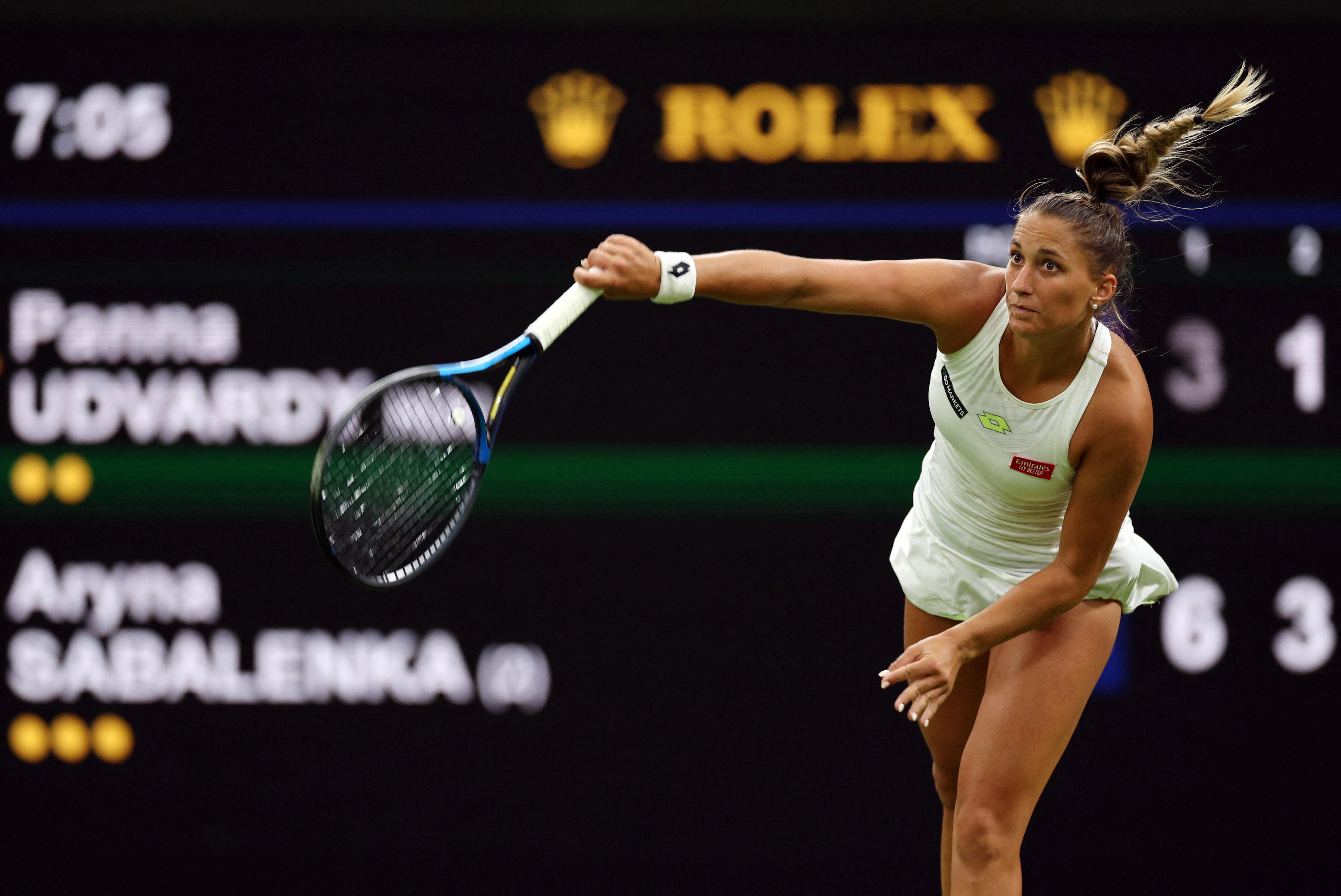 Panna Udvardy at Wimbledon 2023