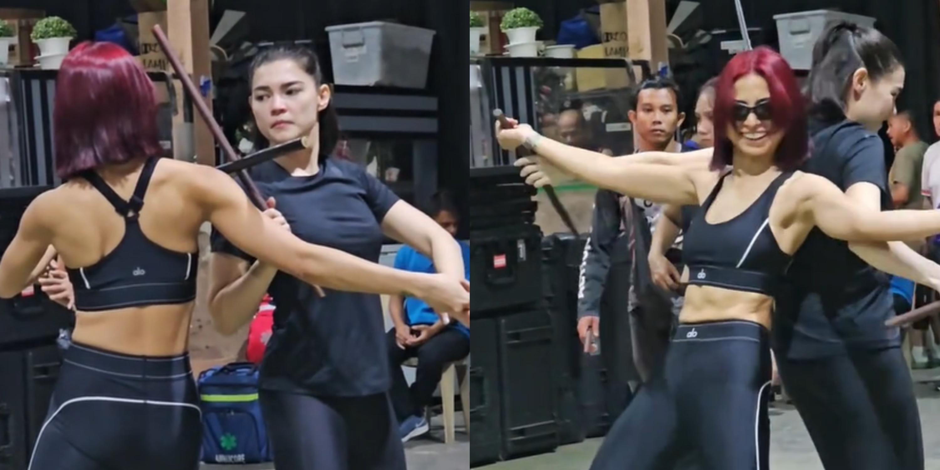 Rhian Ramos gives peek of fight training with Glaiza De Castro for ‘Sang’gre’