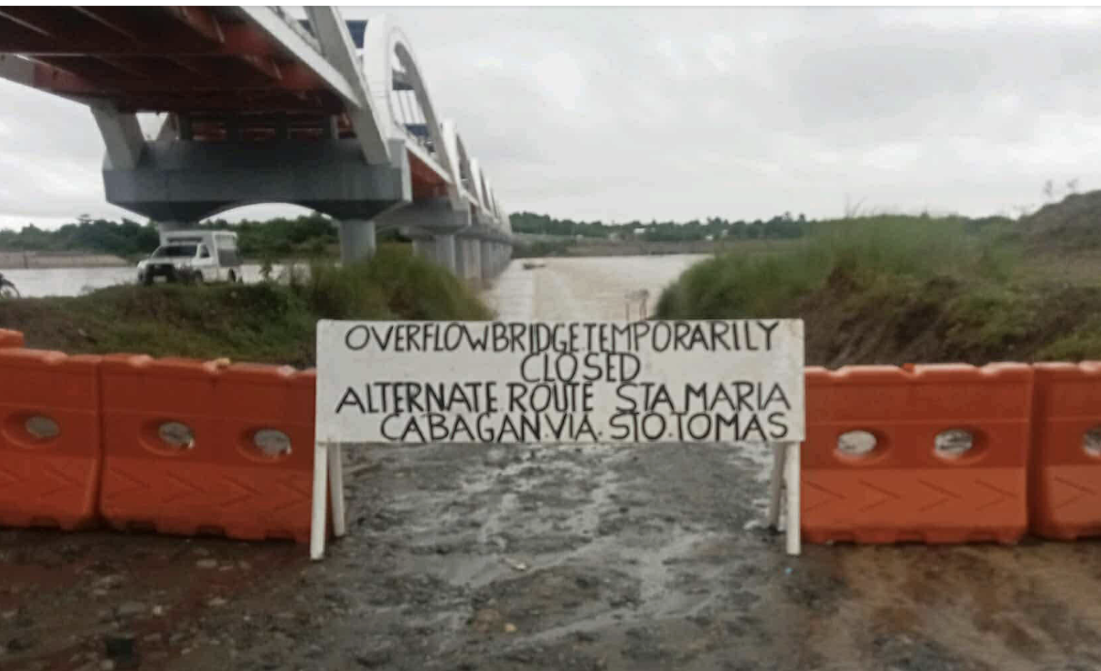 DPWH: 14 national roads sections closed due to Mirasol, Nando, Opong