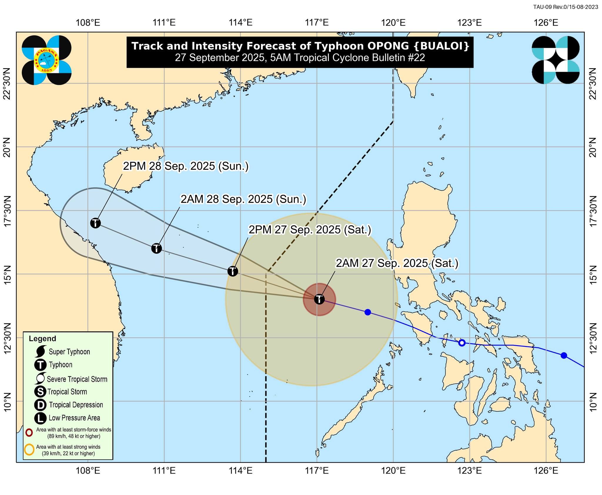 Opong regains typhoon strength ahead of PAR exit