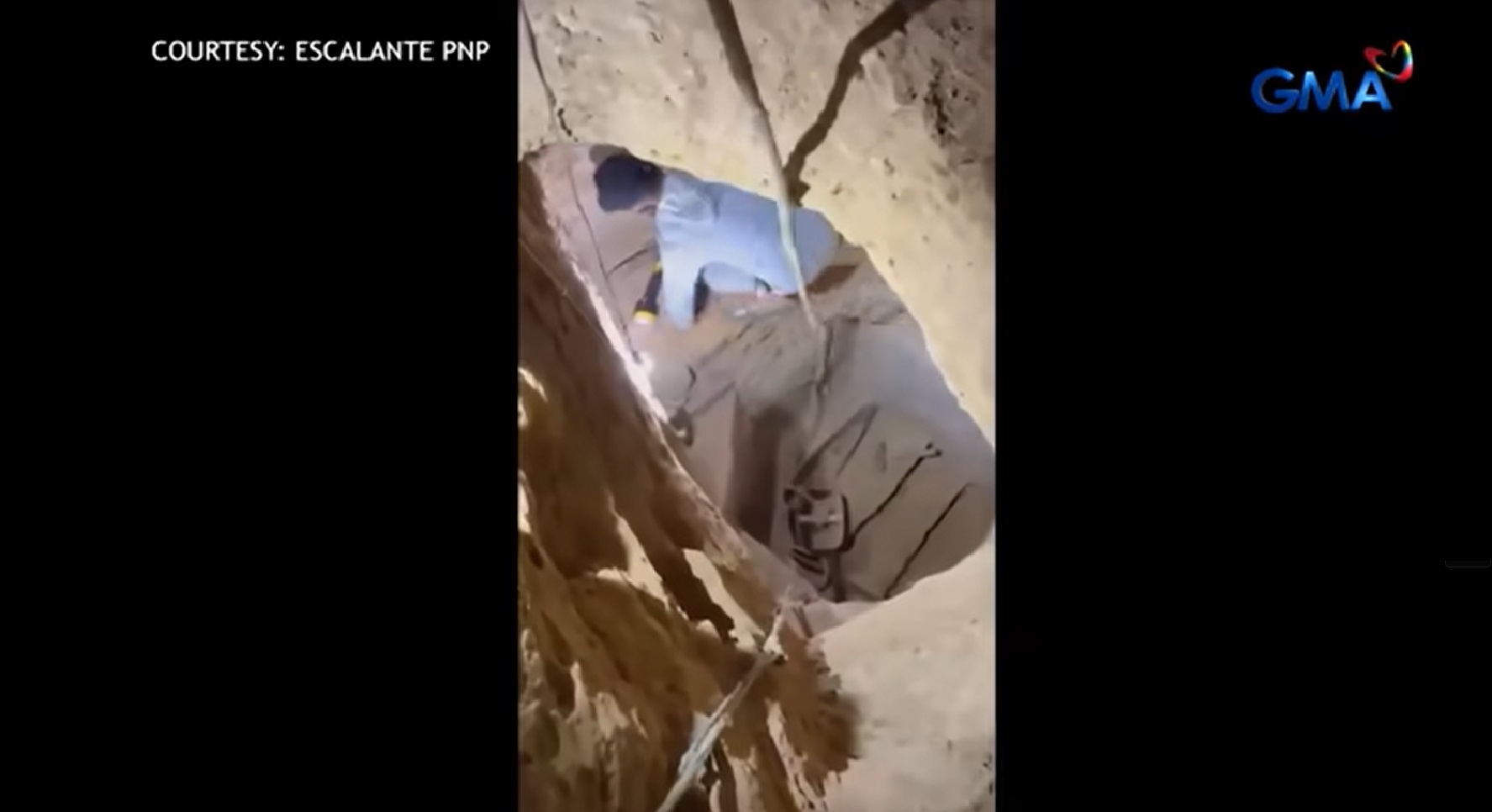 Hukay sa ilalim ng kubo, pinagtaguan nga kaya ng pera ng umano'y scammer?