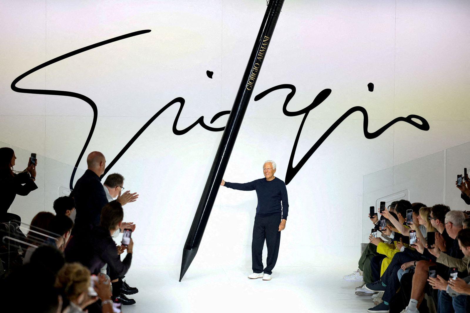 In surprise twist, Armani's will sets stage for sale of fashion empire