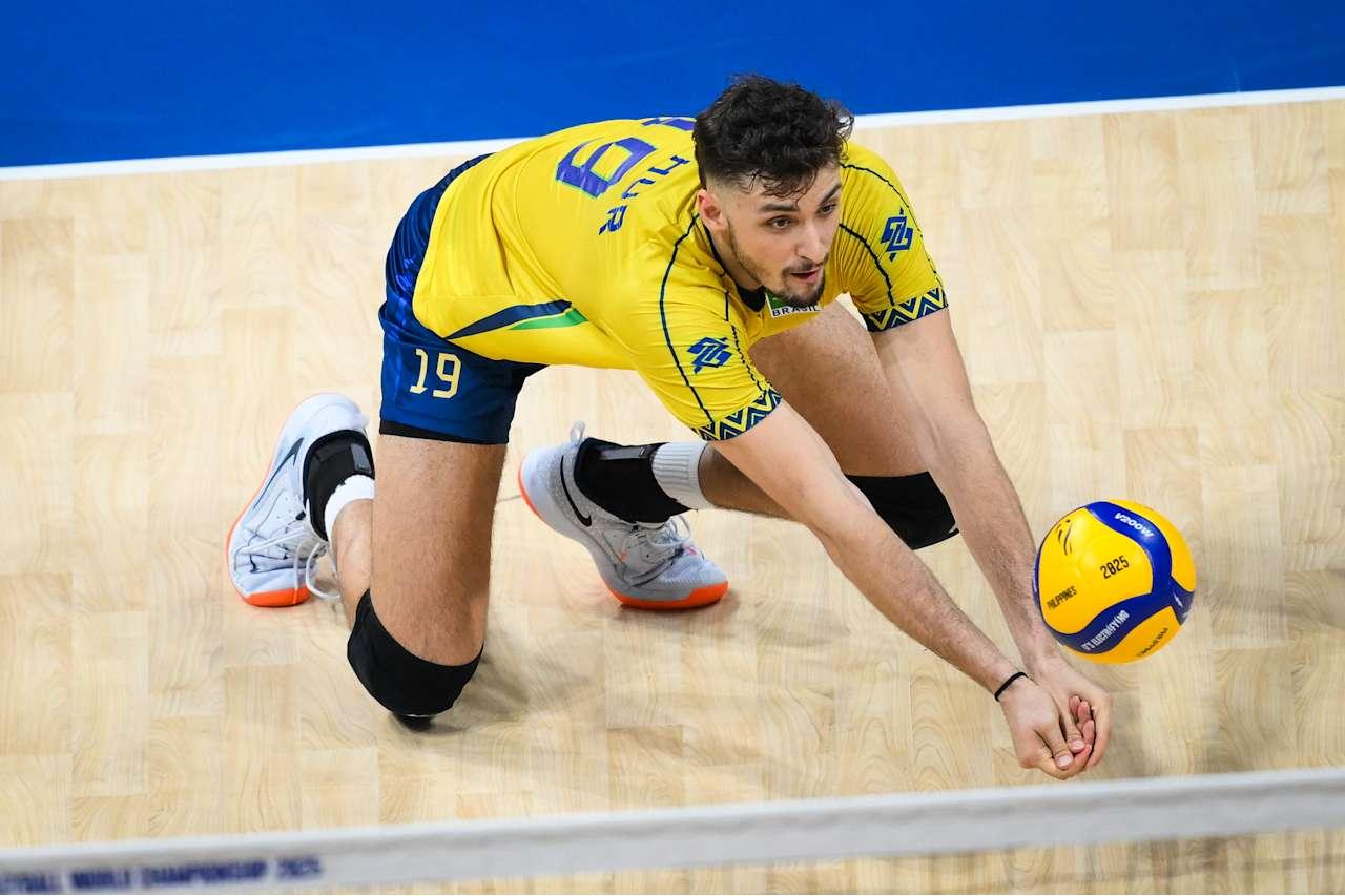 Brazil bucks slow start, escapes China in FIVB Men"s World Championship