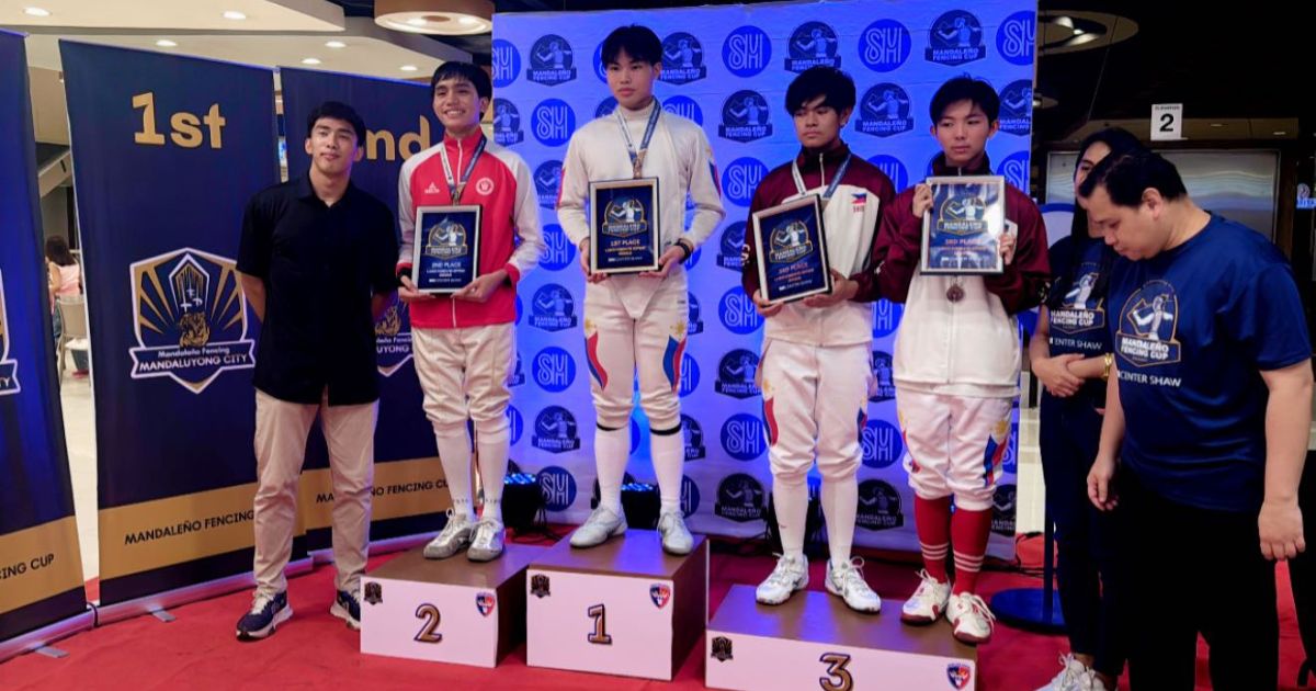 Dennis Trillo's son Calix wins 1st place at fencing competition