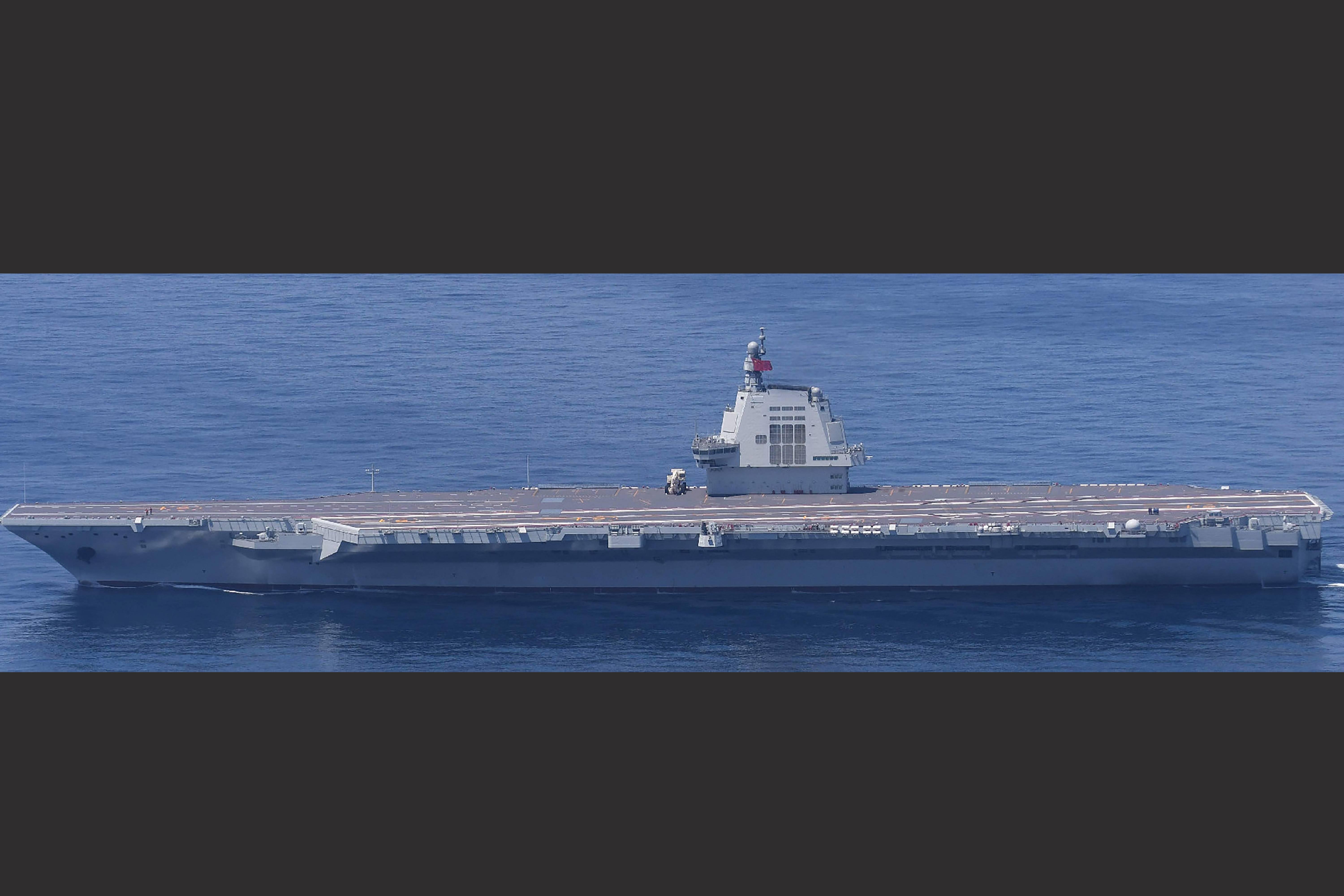 China says newest aircraft carrier sailed through Taiwan Strait