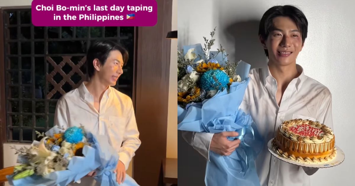 Choi Bo Min wraps up last day of taping in PH for 'Beauty Empire'