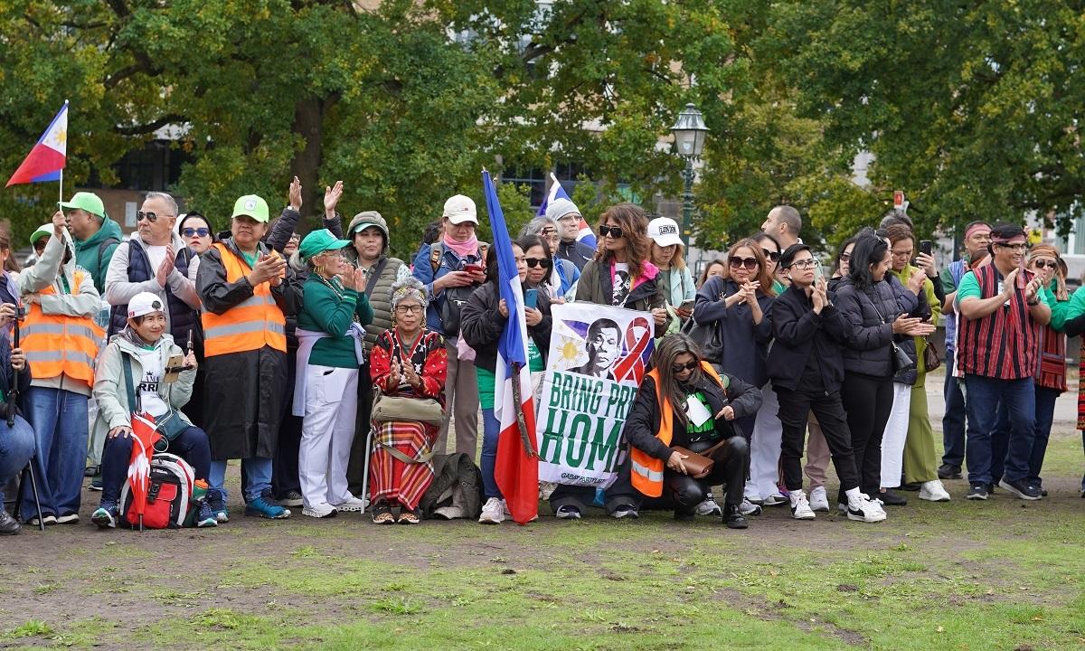 Duterte supporters ‘converge’ on Hague to call for his release