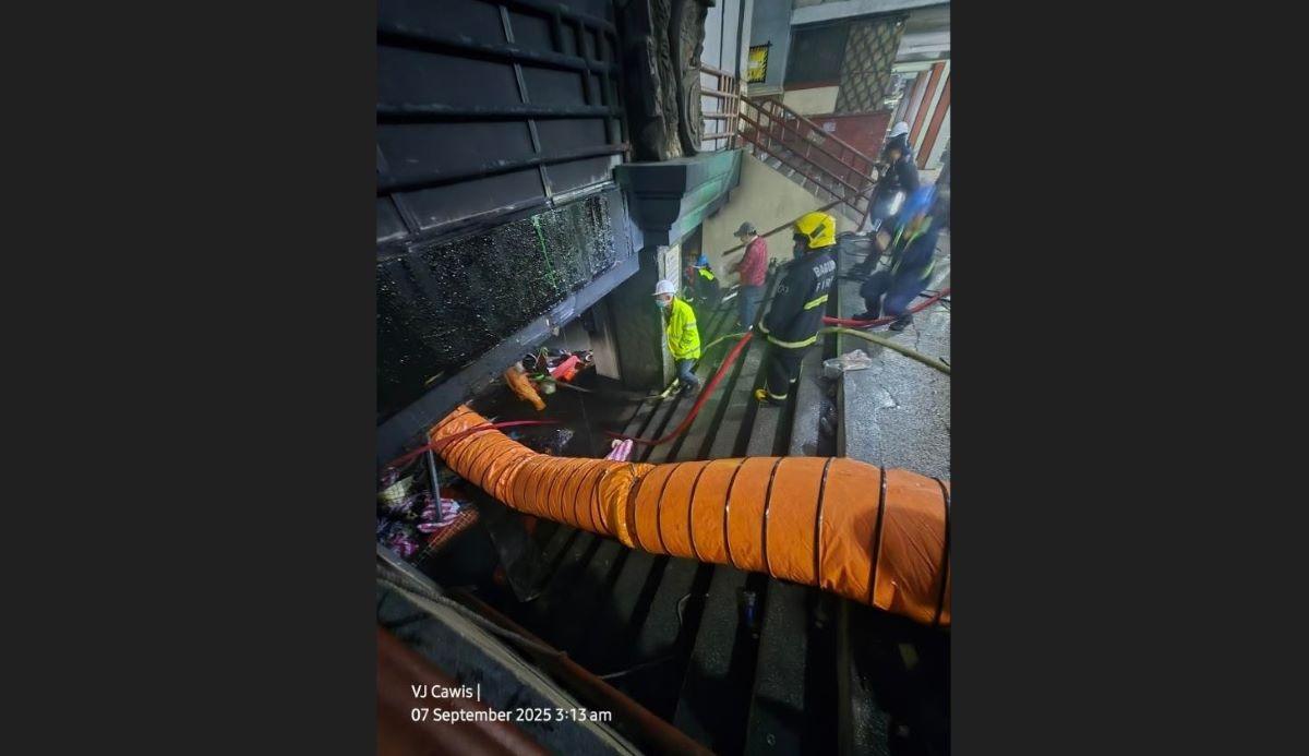 Fire at Maharlika Livelihood Complex, Baguio City