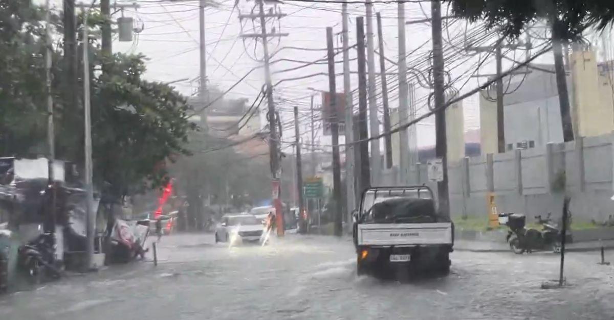 Flood on Sct. Ybardolaza St. corner Kamuning Road