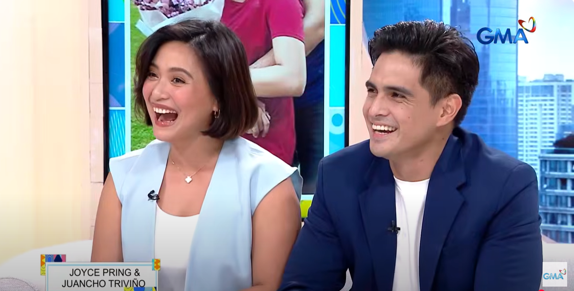 Juancho Triviño says he asked Joyce Pring for permission before kissing her