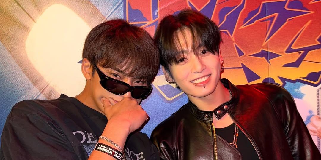 BTS' Jungkook attends Seventeen members Mingyu and S.Coup's listening party