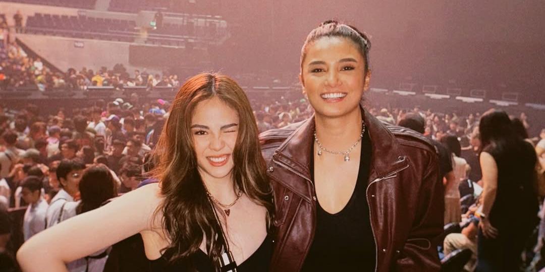 Klea Pineda, Janella Salvador watch concert together