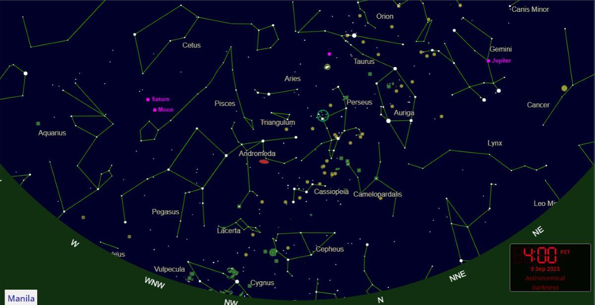 E-Perseid meteor shower visible Sept. 9, 2025