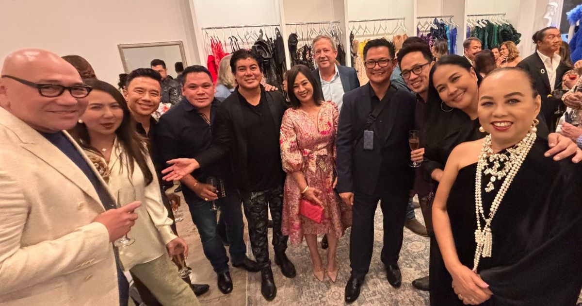 Oliver Tolentino celebrates 10th anniversary of Beverly Hills boutique, showcases Fall/Winter RTW
