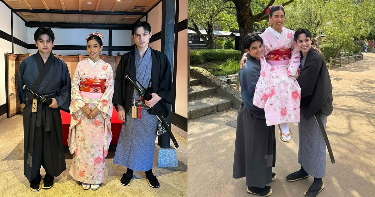 Will Ashley, Shuvee Etrata, Ralph De Leon stun in kimonos in Japan
