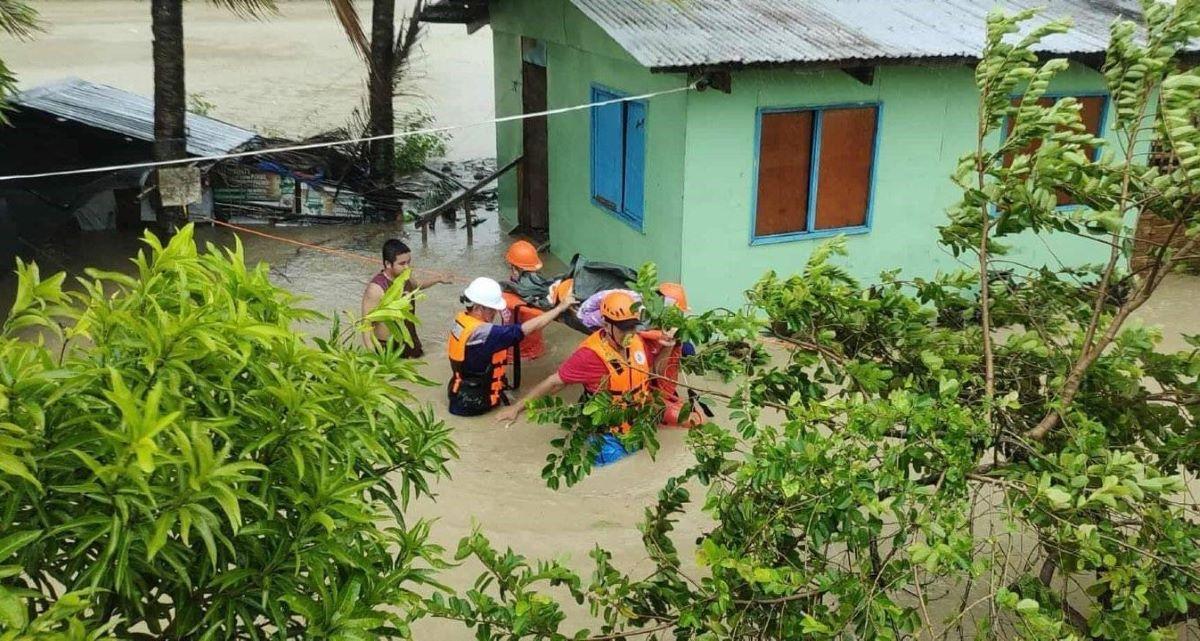 Severe Tropical Storm Opong causes flooding in Romblon