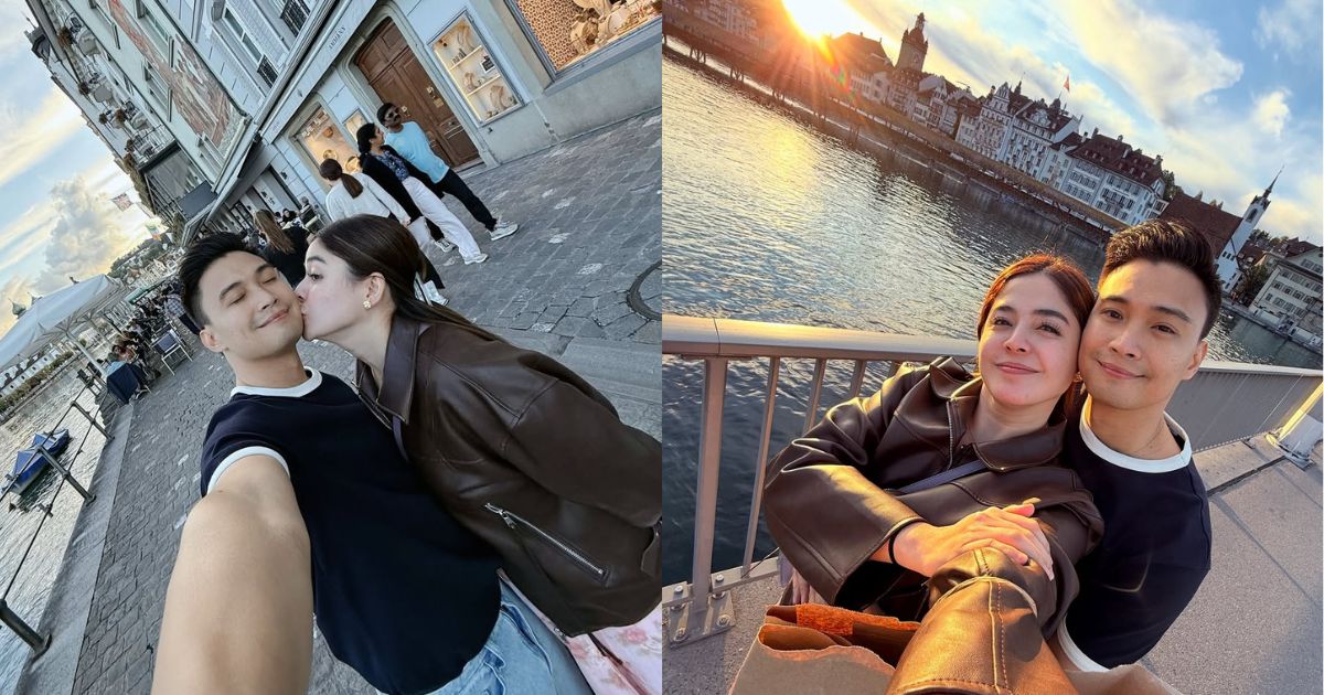 Shaira Diaz, EA Guzman explore Lucerne, Switzerland in honeymoon trip