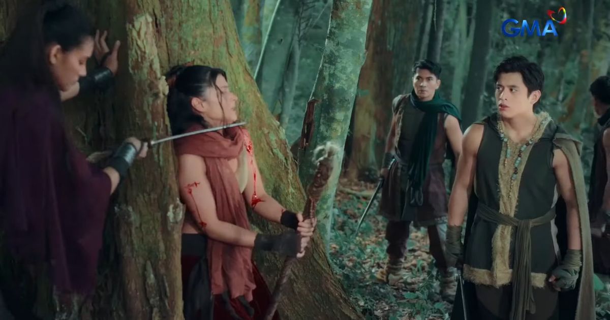Sang'gre: Terra meets Flamarra, Adamus for the first time