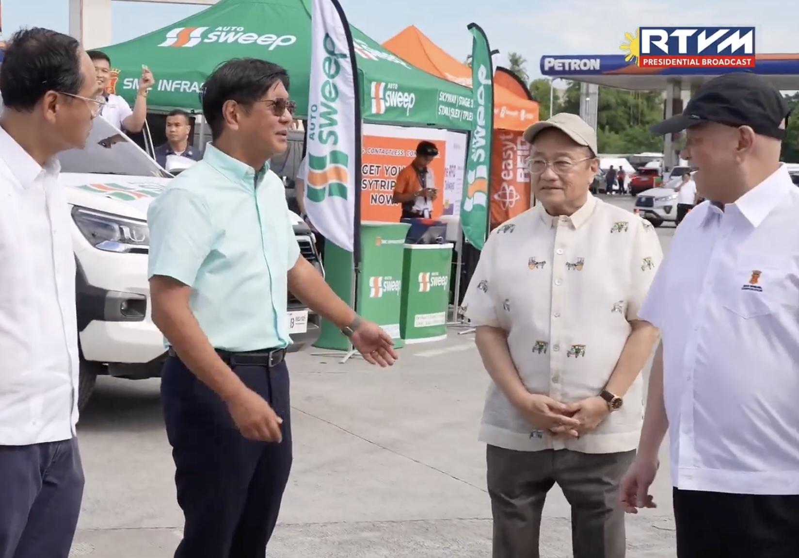 With one RFID all tollways project, Marcos vows easy travel for Pinoys