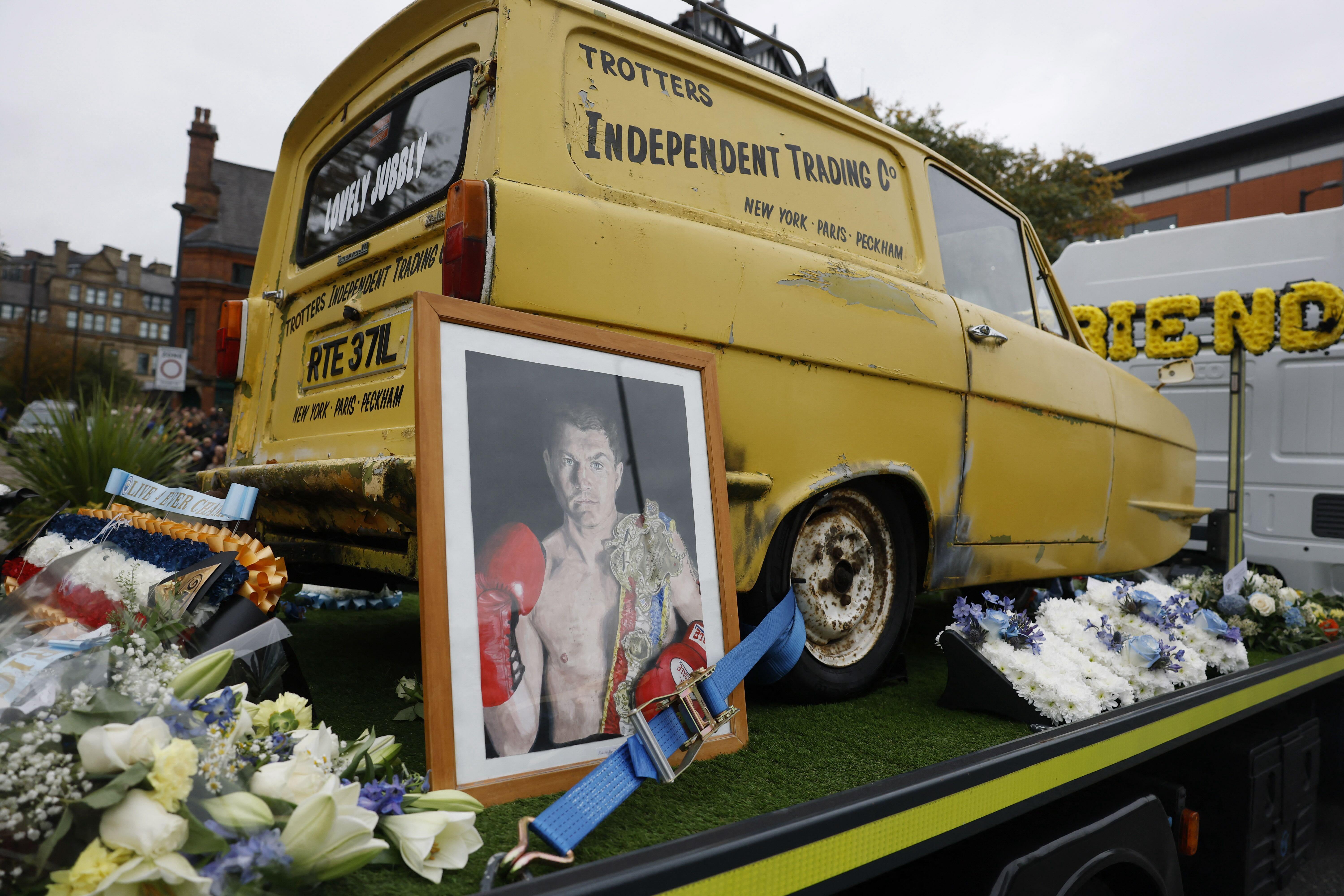 Ricky Hatton's funeral draws thousands in Manchester tribute