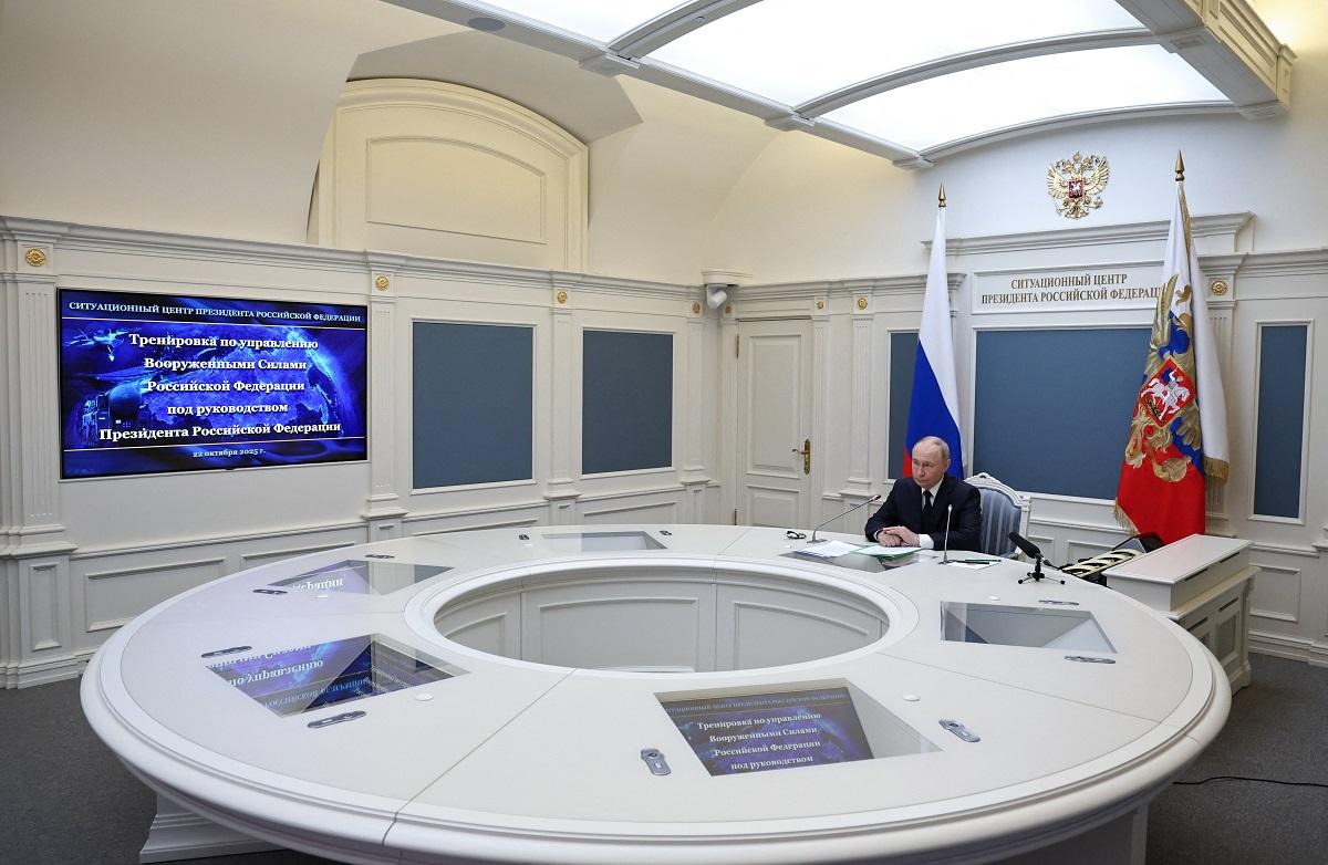 Vladimir Putin oversees readiness test of Russia’s nuclear forces