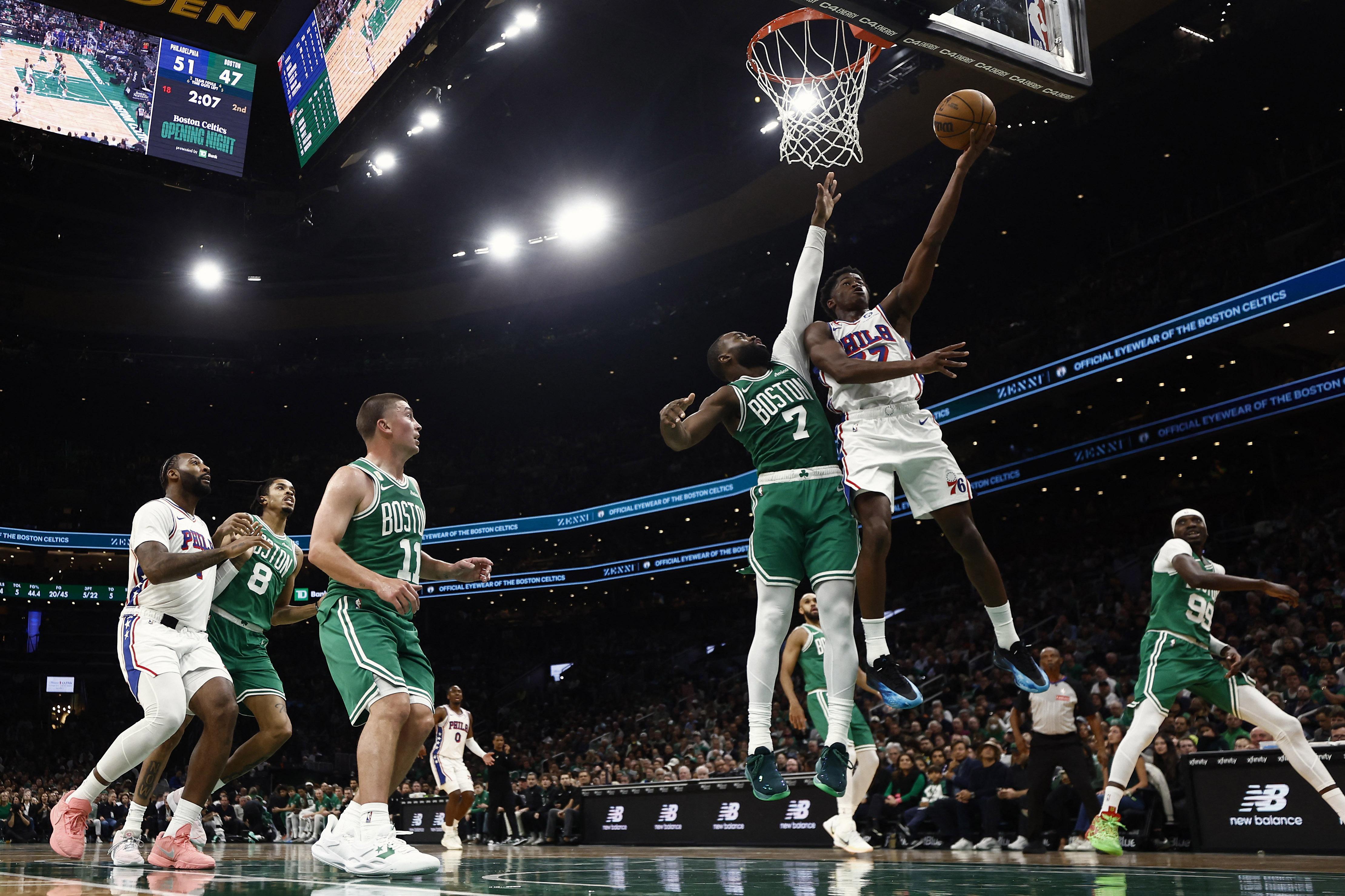 NBA: VJ Edgecombe makes history in debut as 76ers rally to beat Celtics