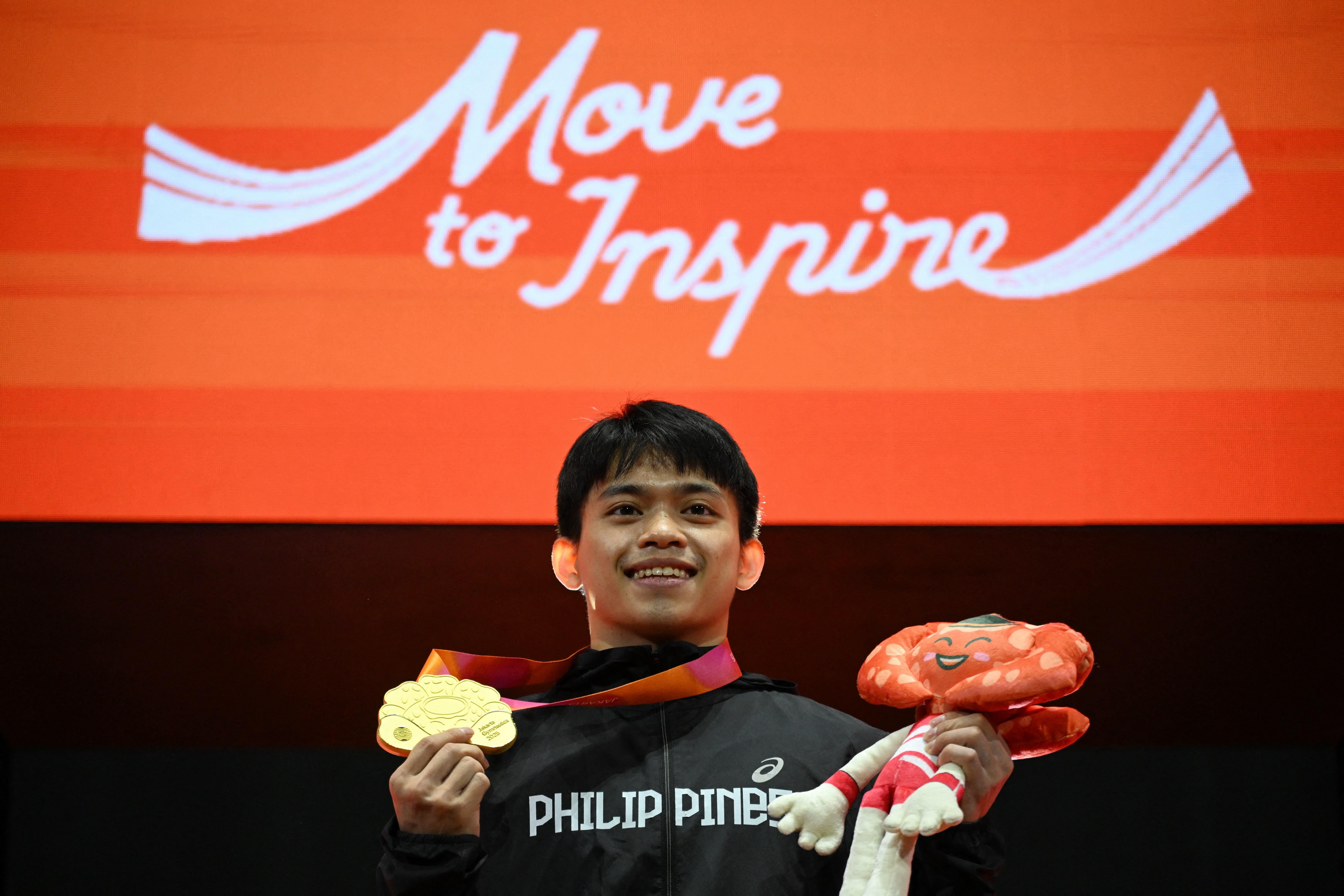 Carlos Yulo’s gold and other medals in the World Gymnastics Championships