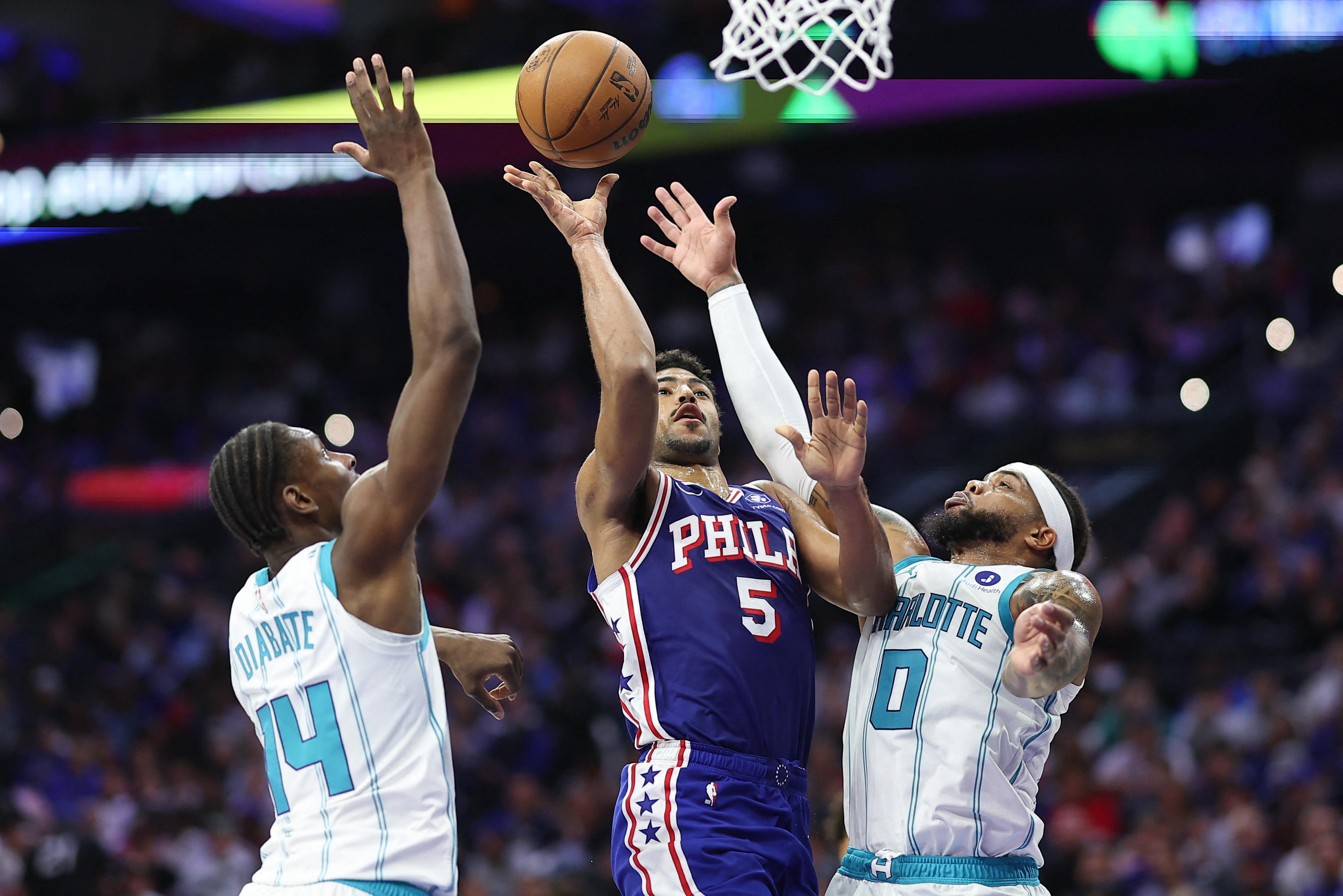 NBA: Quentin Grimes' late 3-pointer lifts 76ers over Hornets in comeback win