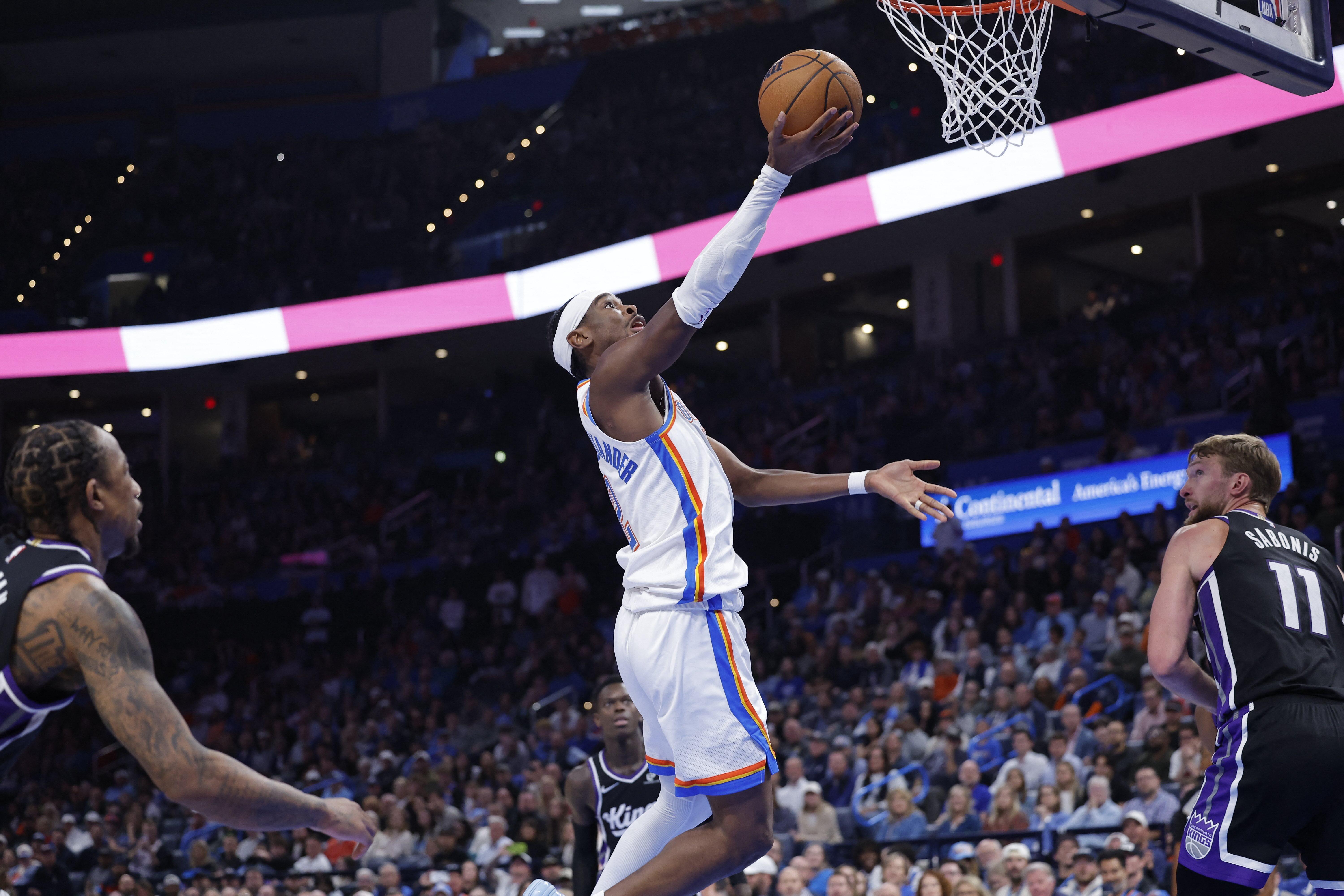 NBA: Led by Shai Gilgeous-Alexander, Thunder top Kings to stay undefeated