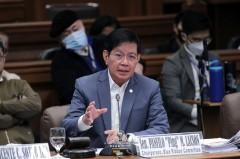 Senator Panfilo Lacson (Ping Lacson) at Senate blue ribbon committee hearing