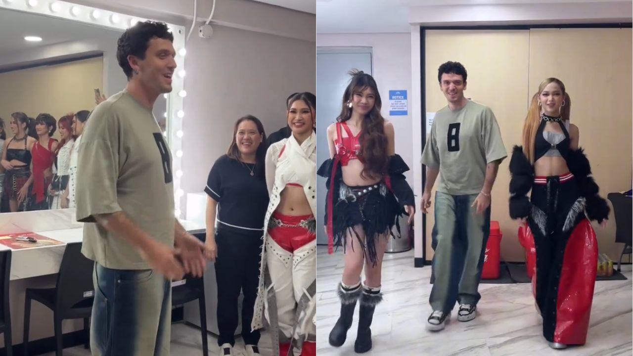 BINI shares clips of fun meet up with Lauv in Manila