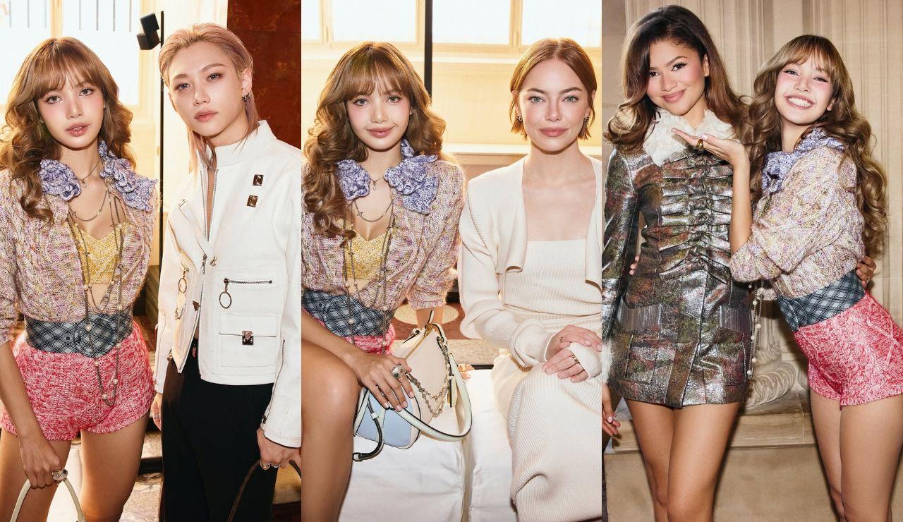 Blackpink's Lisa snaps pics with Zendaya, Emma Stone, Stray Kids' Felix at Paris Fashion Week