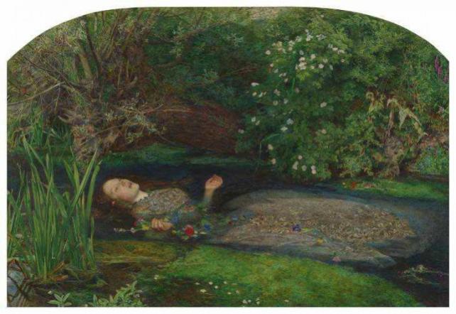 John Everett Millais' Ophelia. Courtesy: Tate UK/Website